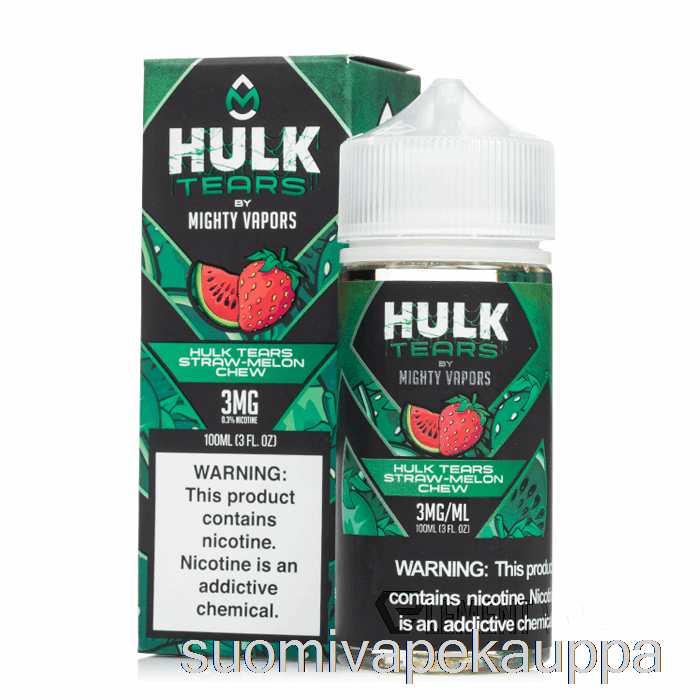 Vape Nesteet Hulk Tears Olki Melonin Pureskelu - Hulk Kyyneleet - 100 Ml 3 Mg